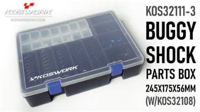 Koswork Buggy Shock Parts Box (w/KOS32108) 245x175x56mm