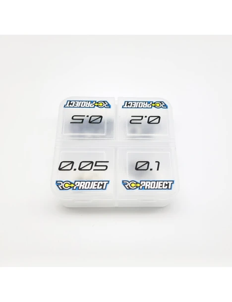 RC-Project Clutch Bell Shim Kit (0.05,0.1,0.2,0.5mm each 20pcs.)